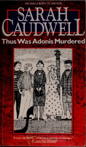 Sarah L. Caudwell: Thus was adonis murdered (1994, Dell Pub.)