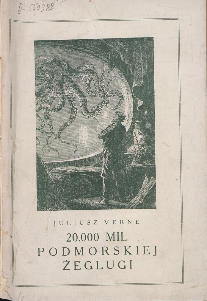 Jules Verne: 20.000 mil podmorskiej żeglugi (Polish language, 1928, Gebethner i Wolff)