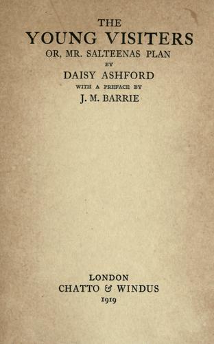 Daisy Ashford: The young visiters (1919, Chatto & Windus)