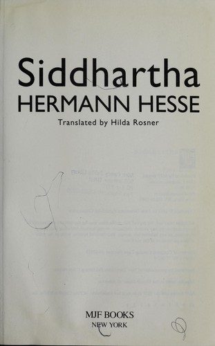 Hermann Hesse: Siddhartha (1951, MJF Books)