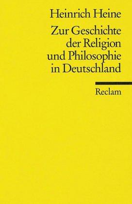 Heinrich Heine, Jürgen. Ferner: Zur Geschichte der Religion und Philosophie in Deutschland. (Paperback, Reclam, Ditzingen)