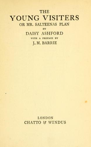 Daisy Ashford: The young visiters (1919, Chatto & Windus)