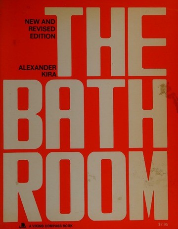 Alexander Kira: The bathroom (1967, Bantam Books)