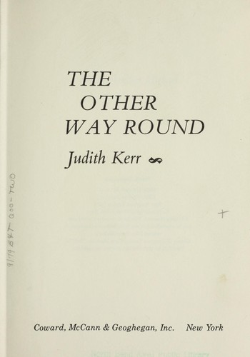 Kerr: The Other Way Around (Hardcover, 1975, Coward McCann & Geoghegan Inc)