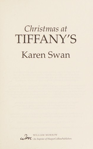 Swan, Karen (Writer): Christmas at Tiffany's (2014)